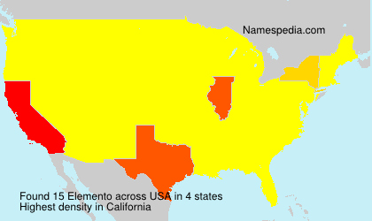 Surname Elemento in USA Surname Elemento in USA