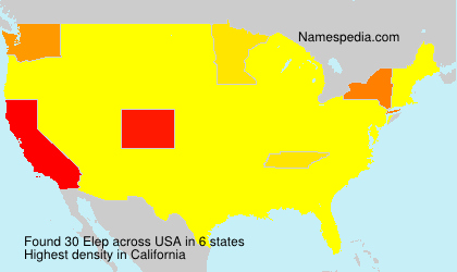 Surname Elep in USA Surname Elep in USA