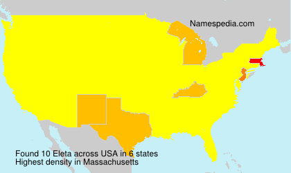 Surname Eleta in USA Surname Eleta in USA