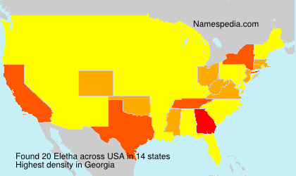 Surname Eletha in USA Surname Eletha in USA
