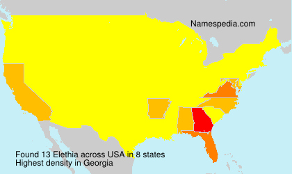 Surname Elethia in USA Surname Elethia in USA