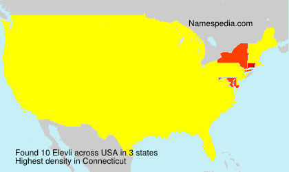 Surname Elevli in USA Surname Elevli in USA