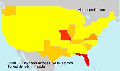 Surname Elexander in USA Surname Elexander in USA