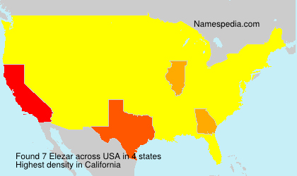 Surname Elezar in USA Surname Elezar in USA