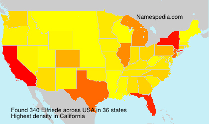 Surname Elfriede in USA Surname Elfriede in USA