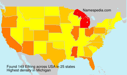 Surname Elfring in USA Surname Elfring in USA