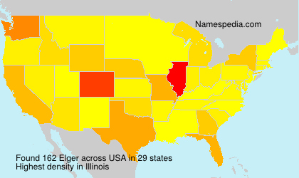 Surname Elger in USA Surname Elger in USA