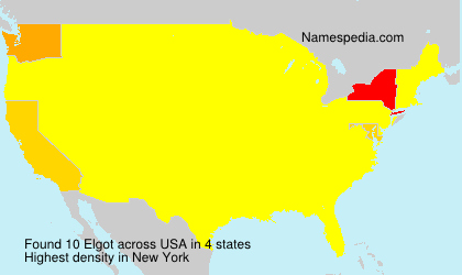 Surname Elgot in USA Surname Elgot in USA