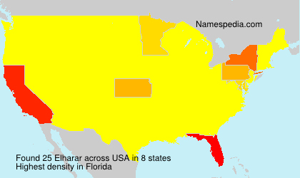 Surname Elharar in USA Surname Elharar in USA