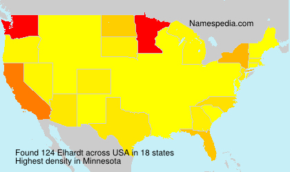 Surname Elhardt in USA Surname Elhardt in USA