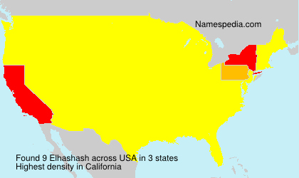 Surname Elhashash in USA Surname Elhashash in USA