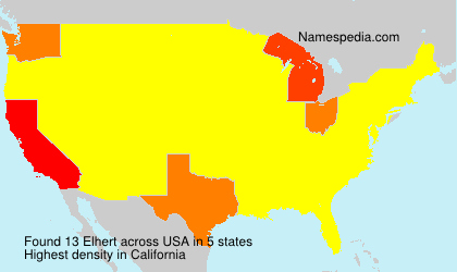 Surname Elhert in USA Surname Elhert in USA