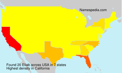 Surname Eliab in USA Surname Eliab in USA