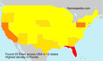 Surname Eliam in USA Surname Eliam in USA
