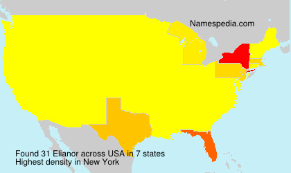 Surname Elianor in USA Surname Elianor in USA