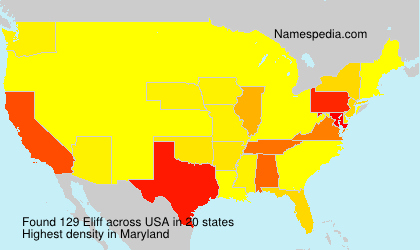 Surname Eliff in USA Surname Eliff in USA