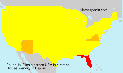 Surname Elisala in USA Surname Elisala in USA