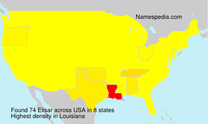 Surname Elisar in USA Surname Elisar in USA
