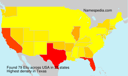 Surname Eliu in USA Surname Eliu in USA