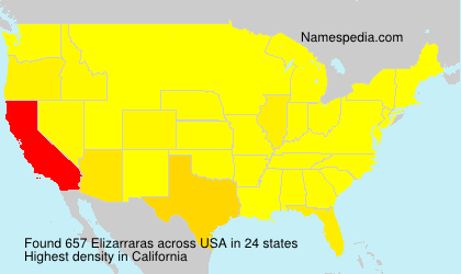 Surname Elizarraras in USA Surname Elizarraras in USA