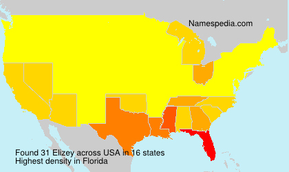 Surname Elizey in USA Surname Elizey in USA