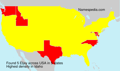 Surname Eljay in USA Surname Eljay in USA