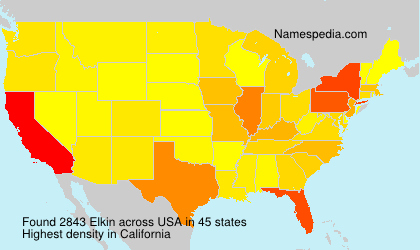 Surname Elkin in USA Surname Elkin in USA