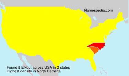 Surname Elkout in USA Surname Elkout in USA
