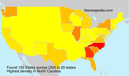 Surname Elleby in USA Surname Elleby in USA