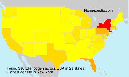 Surname Ellenbogen in USA Surname Ellenbogen in USA