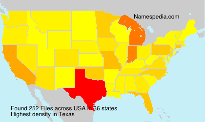 Surname Elles in USA Surname Elles in USA