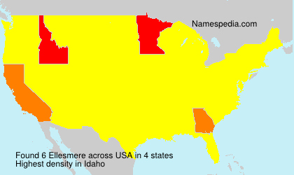 Surname Ellesmere in USA Surname Ellesmere in USA