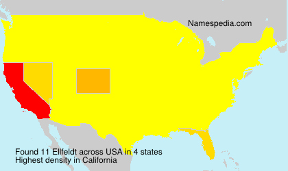 Surname Ellfeldt in USA Surname Ellfeldt in USA