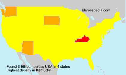 Surname Ellifson in USA