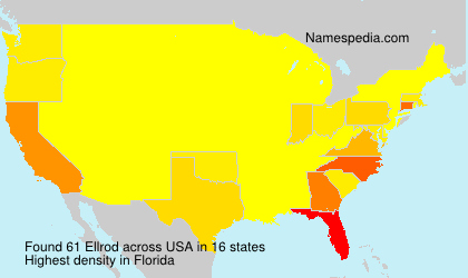 Surname Ellrod in USA Surname Ellrod in USA