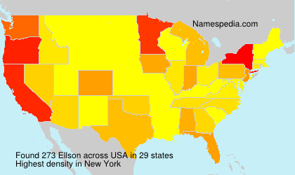 Surname Ellson in USA Surname Ellson in USA
