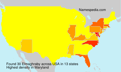 Surname Elmaghraby in USA Surname Elmaghraby in USA