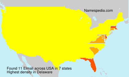 Surname Elmali in USA Surname Elmali in USA