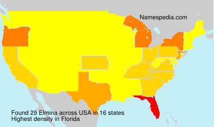 Surname Elmina in USA Surname Elmina in USA