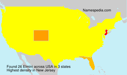 Surname Elmini in USA Surname Elmini in USA