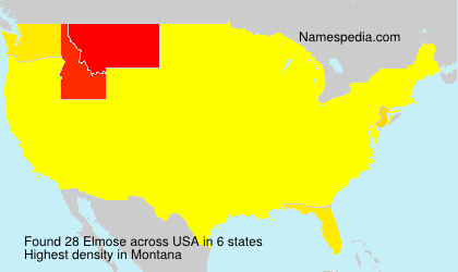Surname Elmose in USA Surname Elmose in USA