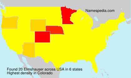 Surname Elmshauser in USA Surname Elmshauser in USA