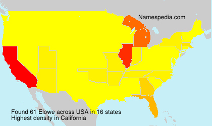 Surname Elowe in USA Surname Elowe in USA