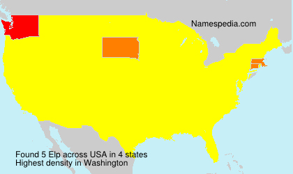 Surname Elp in USA Surname Elp in USA