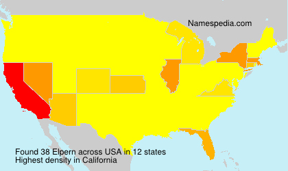 Surname Elpern in USA Surname Elpern in USA