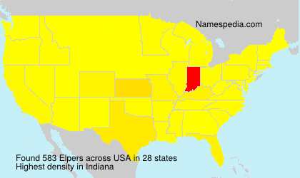 Surname Elpers in USA Surname Elpers in USA