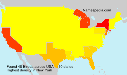 Surname Elreda in USA Surname Elreda in USA