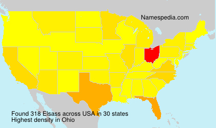 Surname Elsass in USA Surname Elsass in USA