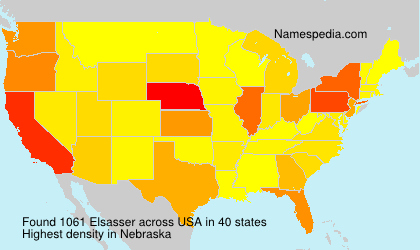 Surname Elsasser in USA
