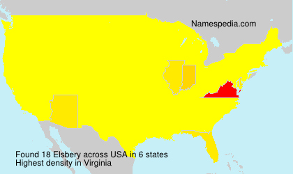 Surname Elsbery in USA Surname Elsbery in USA